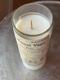 Mezcal Liquor Bottle Candle -  “smoked agave”