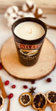 Irish Cream Candle - Baileys Bottle - Irish Cream Scented - DECONSTRUCTED CANDLES - soy Wax